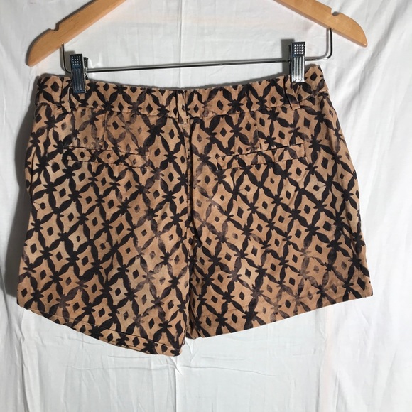J. Crew silk linen vintage ikat shorts 4 - Picture 4 of 4